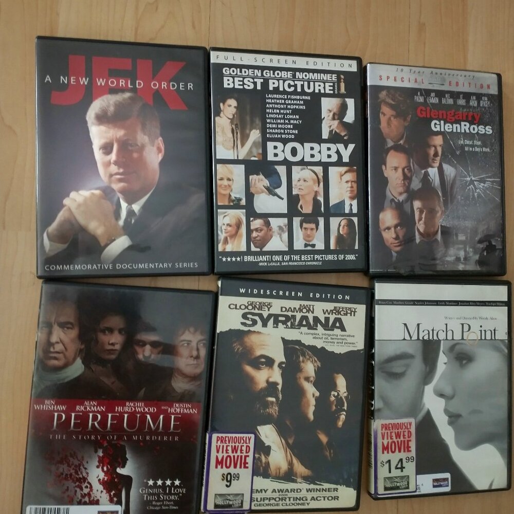 6 DVDS MURDER DRAMA
